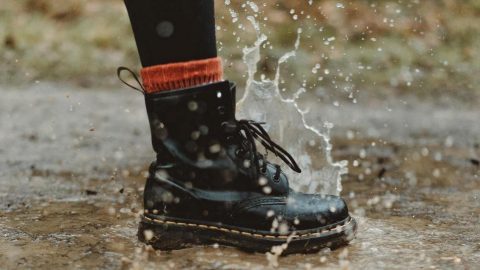 Botas chuva shopping impermeável