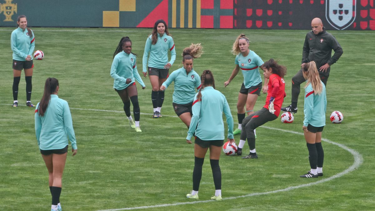 Treino Seleção Nacional Feminina A em Paços de Ferreira