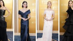Demi Moore, Selena Gomez, Ariana Grande e Georgina Chapman vestidos magreza SAG Awards preocupações